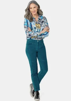 Weiche Samthose LOUISA in bequemer Stretch-Qualität