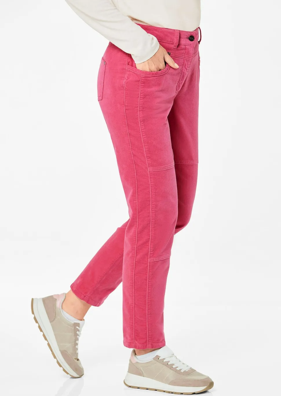 Weiche Samthose LOUISA in bequemer Stretch-Qualität