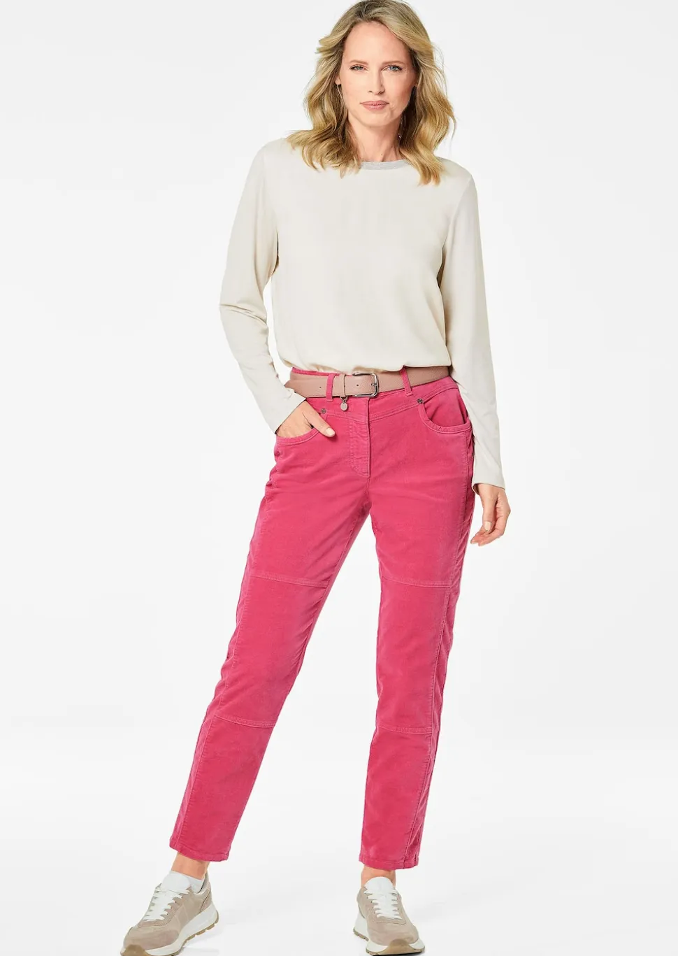 Weiche Samthose LOUISA in bequemer Stretch-Qualität