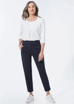 Weite Hose SARA aus Viskose-Jersey