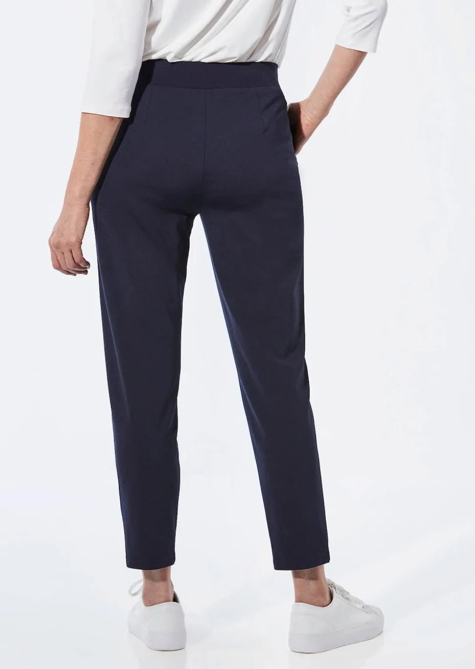 Weite Hose SARA aus Viskose-Jersey