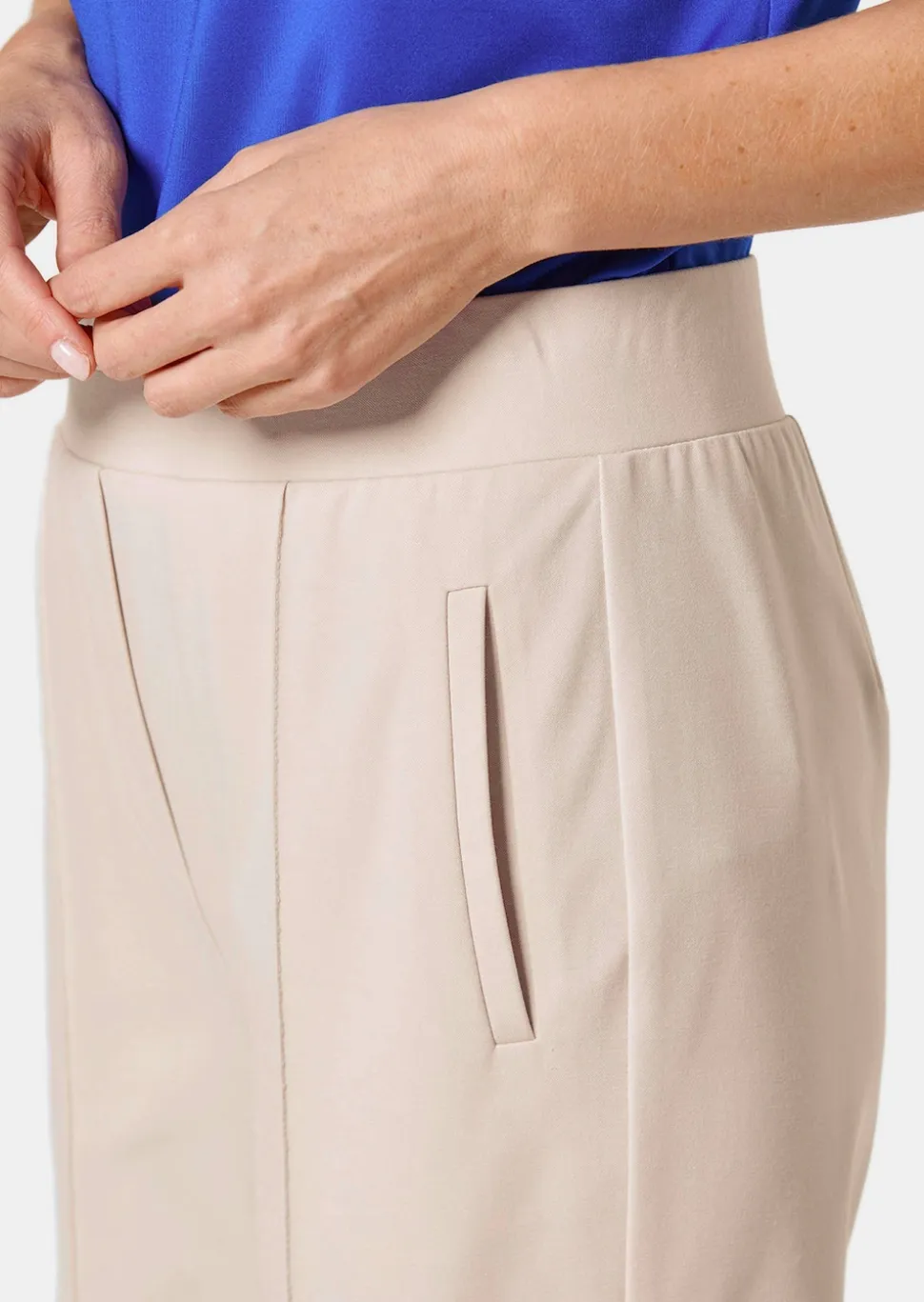 Weite Hose SARA aus Viskose-Jersey