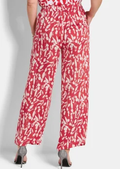 Weite Hose VERA aus Viskose-Satin