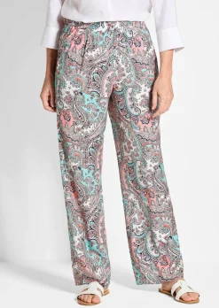 Weite Hose VERA im Paisley-Dessin