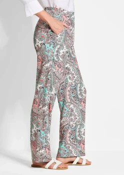 Weite Hose VERA im Paisley-Dessin