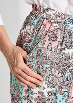 Weite Hose VERA im Paisley-Dessin