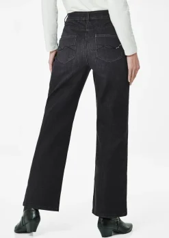 Weite Jeans VERA aus Stretch-Denim