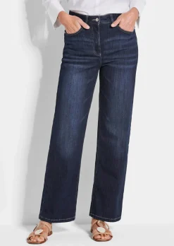 Weite Jeans VERA aus Stretch-Denim