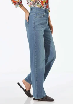Weite Jeans VERA aus Stretch-Denim
