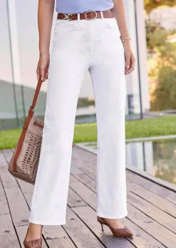 Weite Jeans VERA aus Stretch-Denim