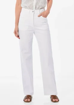 Weite Jeans VERA aus Stretch-Denim