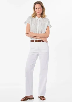 Weite Jeans VERA aus Stretch-Denim