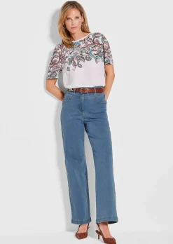 Weite Jeans VERA mit Formbund