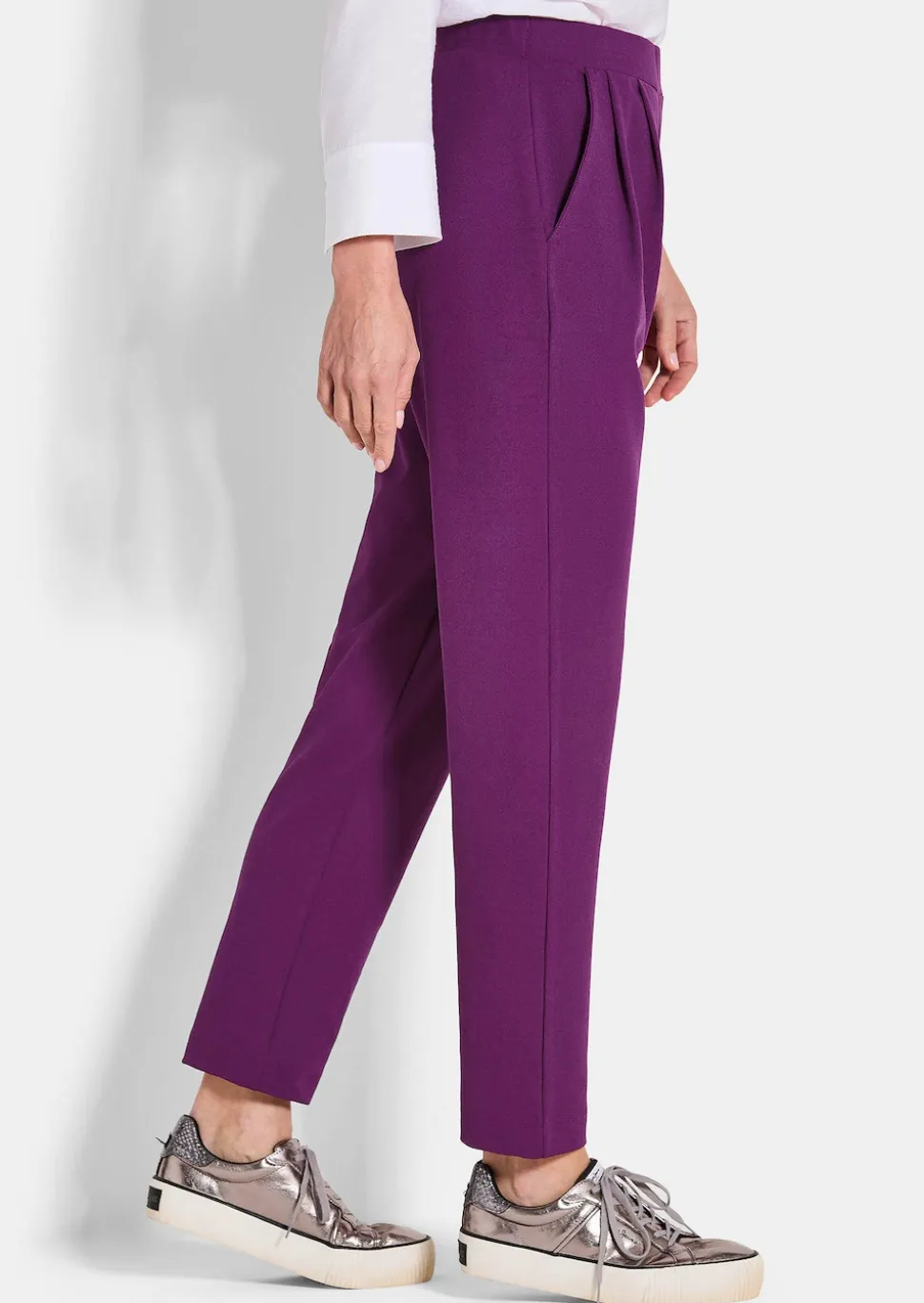 Weite Schlupfhose SARA in Krepp-Qualität