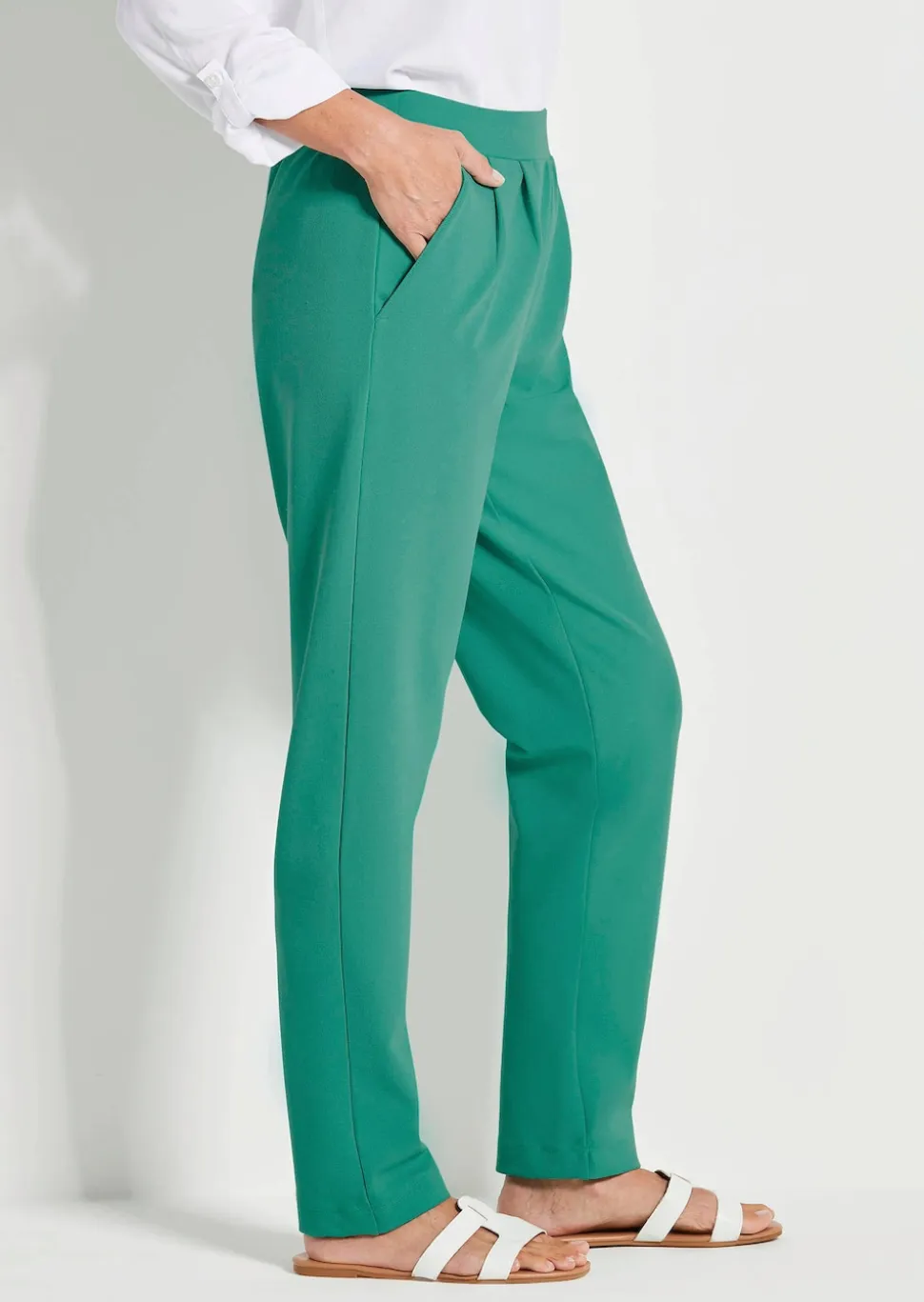 Weite Schlupfhose SARA in Krepp-Qualität