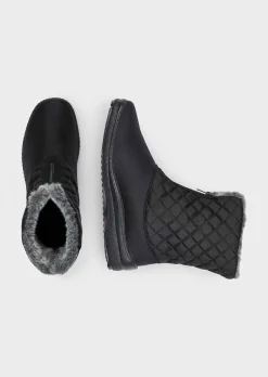 Winterstiefel mit Rautenstepp