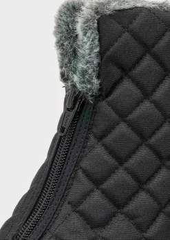 Winterstiefel mit Rautenstepp