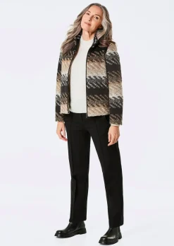 Wolljacke mit Jacquardmuster