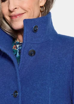 Wollmix Jacke mit Stehkragen