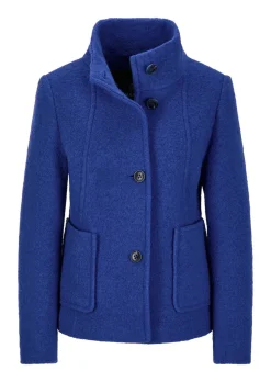Wollmix Jacke mit Stehkragen