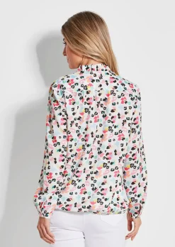 Zeitlose Bluse mit einzigartigem Druck