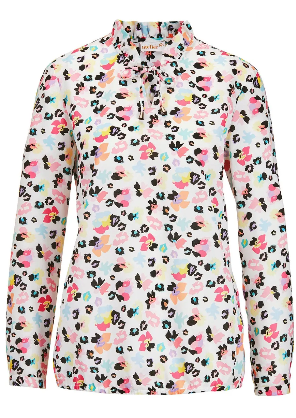 Zeitlose Bluse mit einzigartigem Druck
