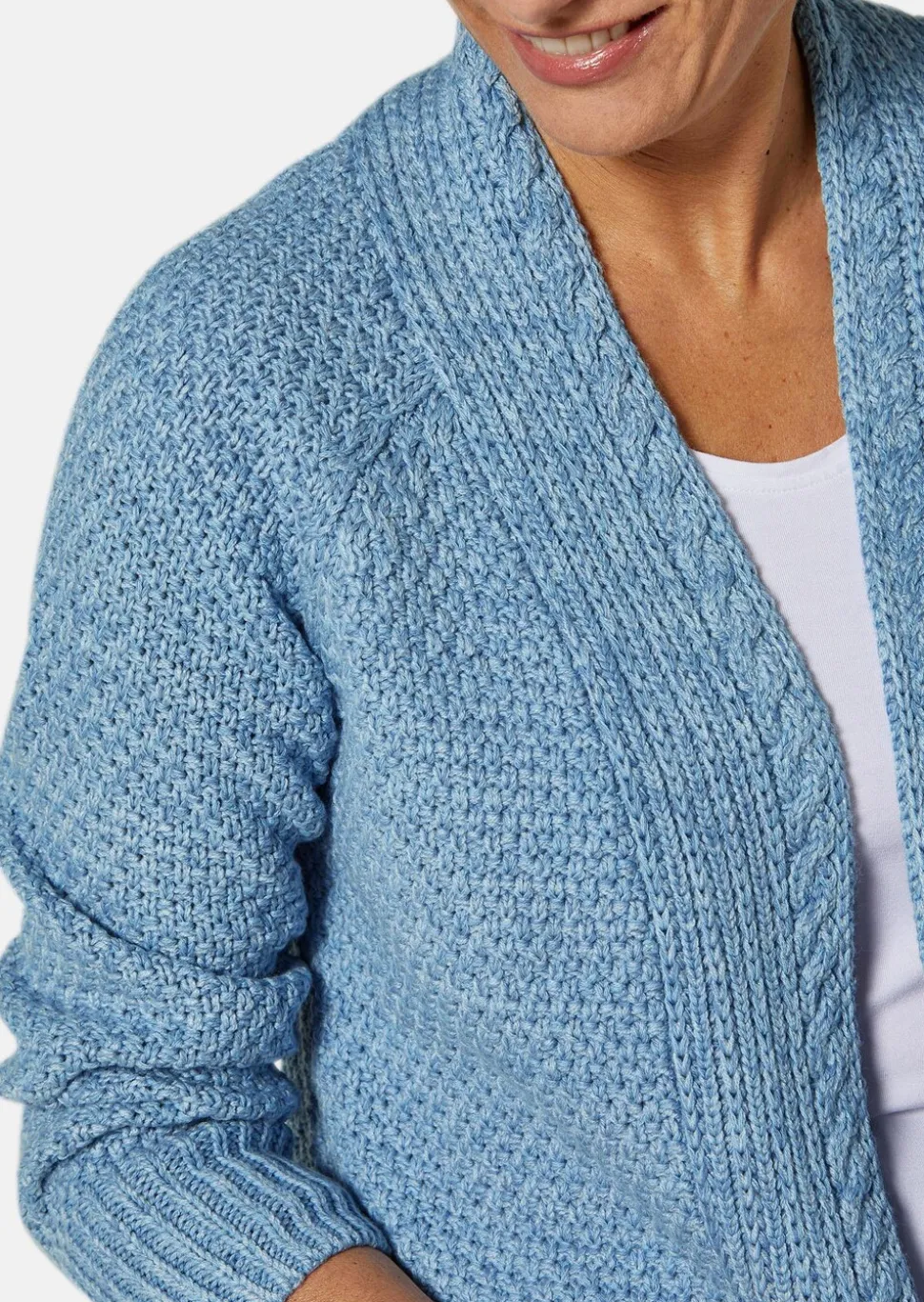 Zeitlose Strickjacke in Grobstrick